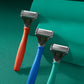 Razor Handle and Blade Cartridge- German Engineered Blades (Indigo Blue)