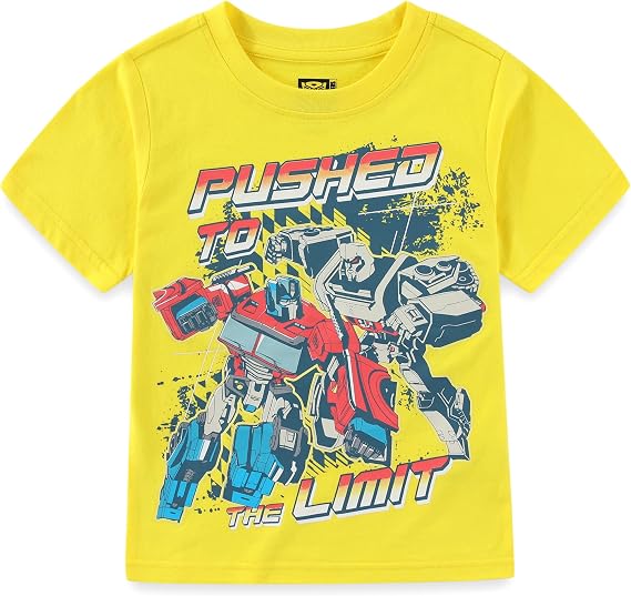 Transformers Boys Short Sleeve T-Shirt and Mesh Short Set for Big Kids