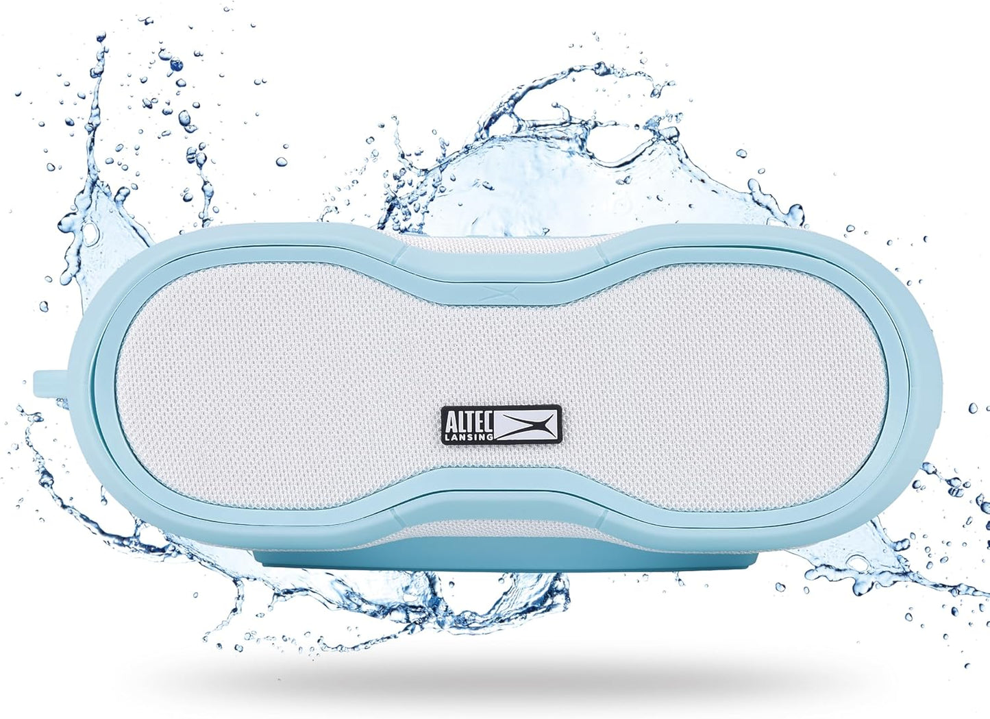 Altec Lansing BoomJacket XL Draadlose Bluetooth-luidspreker, Magnetiese Waterdigte Luidspreker, IPX7 Buite-luidspreker met 24H Speeltyd, Draagbare Luidspreker met Karabyner, Monteerbaar, Vinnige Laai