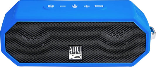 Altec Lansing LifeJacket H2O 4 - Waterdigte Bluetooth-luidspreker, Duursame en Draagbare Luidspreker met Stemassistent, 10 Uur Batterylewe en 30 Meter Reikwydte, Koninklike Blou