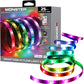Monster Smart RGB+IC LED Strip Lights 25ft – Sound Reactive Strip Lights for Bedroom, App & Voice Control, RGB Light Strip for Room, Alexa Google Home, Razer Chroma Sync - 230 RGB+IC LED Lights