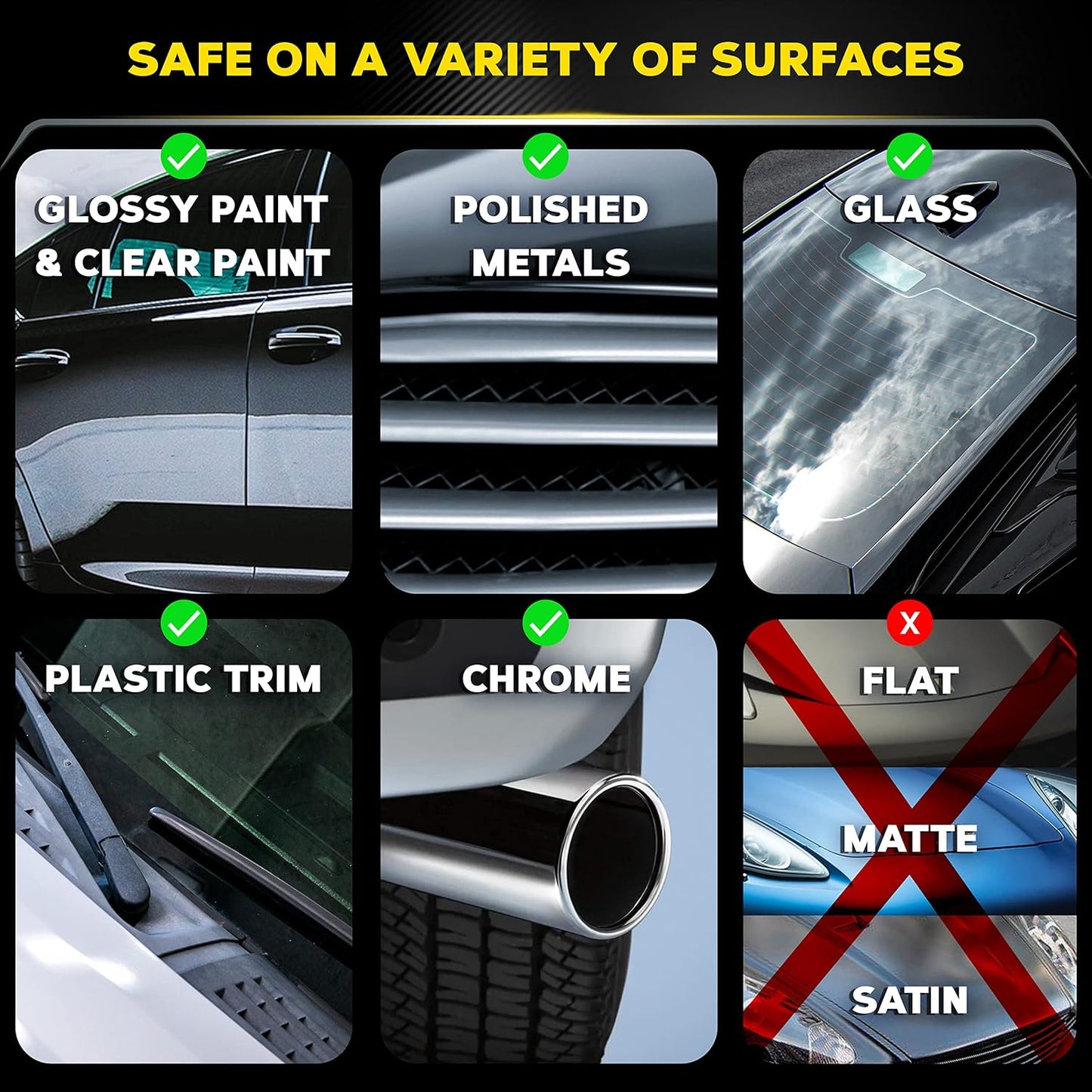 Meguiar's Ultimate Waterless Wash & Wax, Krasvrye Skoonmaaksproei 2-in-1 Detailer vir Glans (26 Oz)