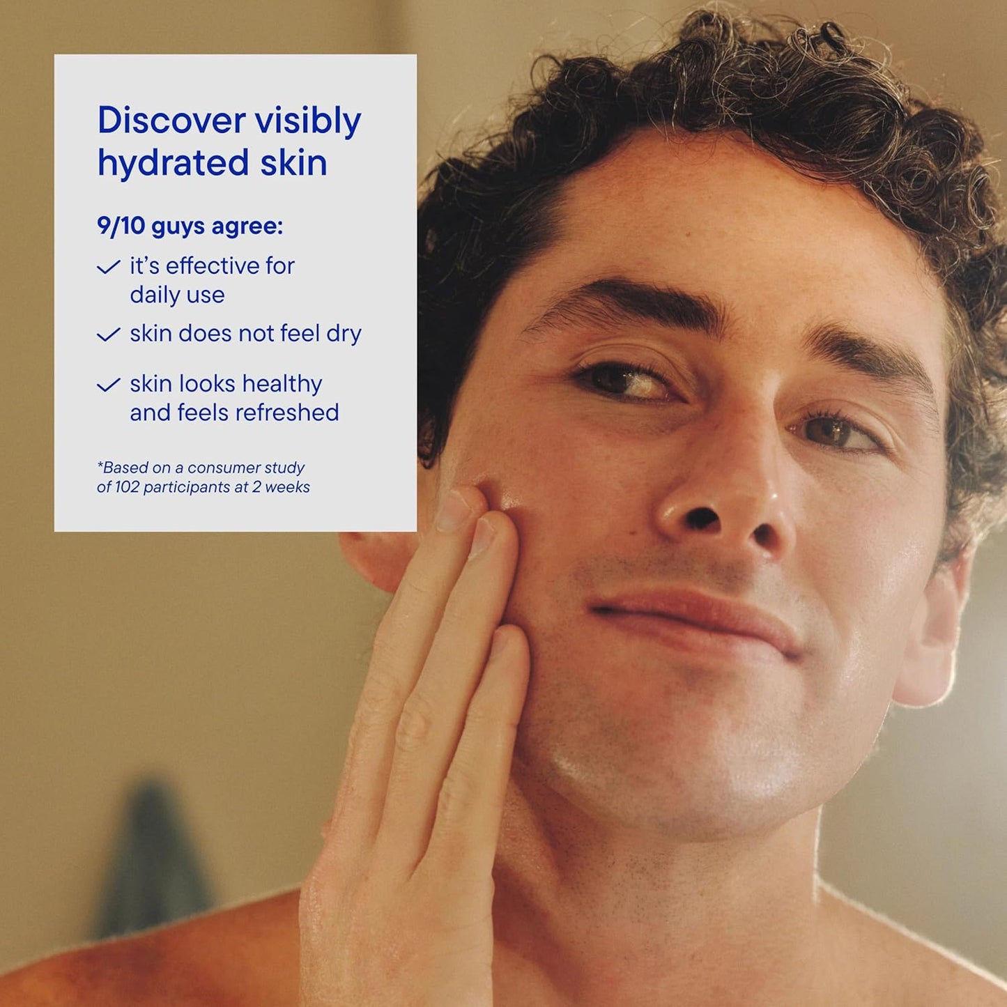 Hydrating Facial Cleanser for Men's 24HR Hydration - Sensitive Skin (Pack of 2)