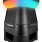 Monster Solar X Speaker - Bluetooth Wireless Solar Powered 360 Degree Sound with LED, Easy Connect, 8 Hours of Playtime and 30W Bass