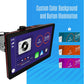 10" Single & Double DIN Top Mount Wireless Apple Carplay Android Auto Car Stereo Touchscreen IllumiNITE Light Ring & Buttons  Front/Rear Camera Input