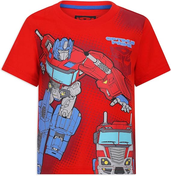 Transformers One Hasbro Boys 4 Pack Short Sleeve T-Shirt for Toddler and Big Kids