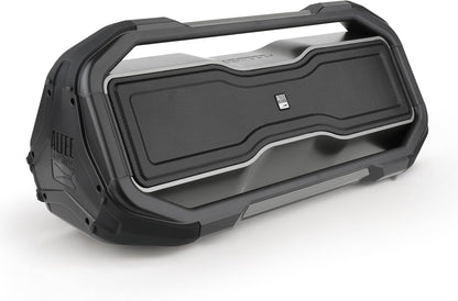 Altec Lansing ROCKBOX XL Draadlose Bluetooth-luidspreker, Draagbare Waterdigte Luidspreker met 20 Uur Speeltyd en 5 Verligte LED-ligmodusse, Drywende Draadlose vir Binne en Buite