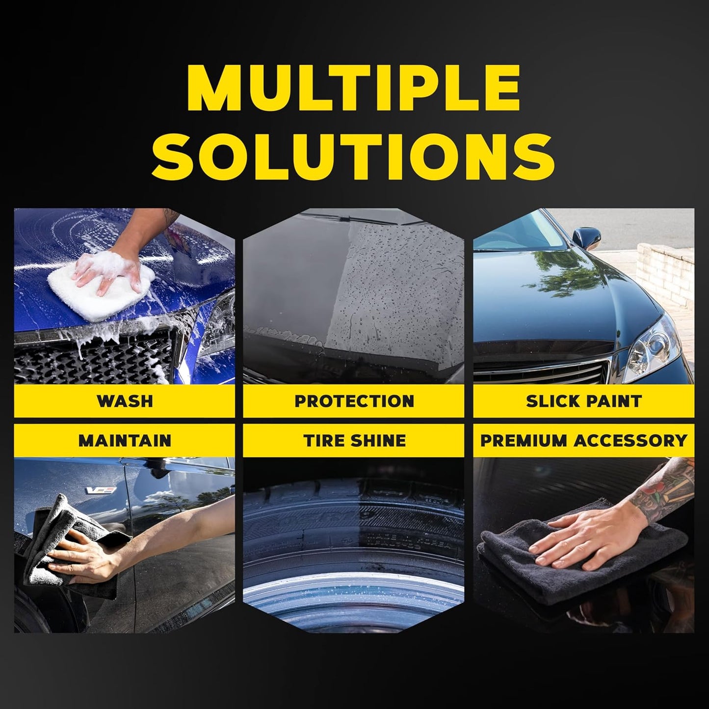 Meguiar’s Hybrid Ceramic-aanvangerspakket – Premium motorversorgingspakket sluit motorwas en -was, motorwas, spuitpoleermiddel en bandglansmiddel in