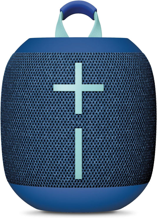 Ultimate Ears WONDERBOOM 4 Buite Luidsprekers Bluetooth Waterdig met Groot Bass & 360-Graad Klank, Stofdig Drywende Draadlose Luidspreker, 131ft Bereik - Blou