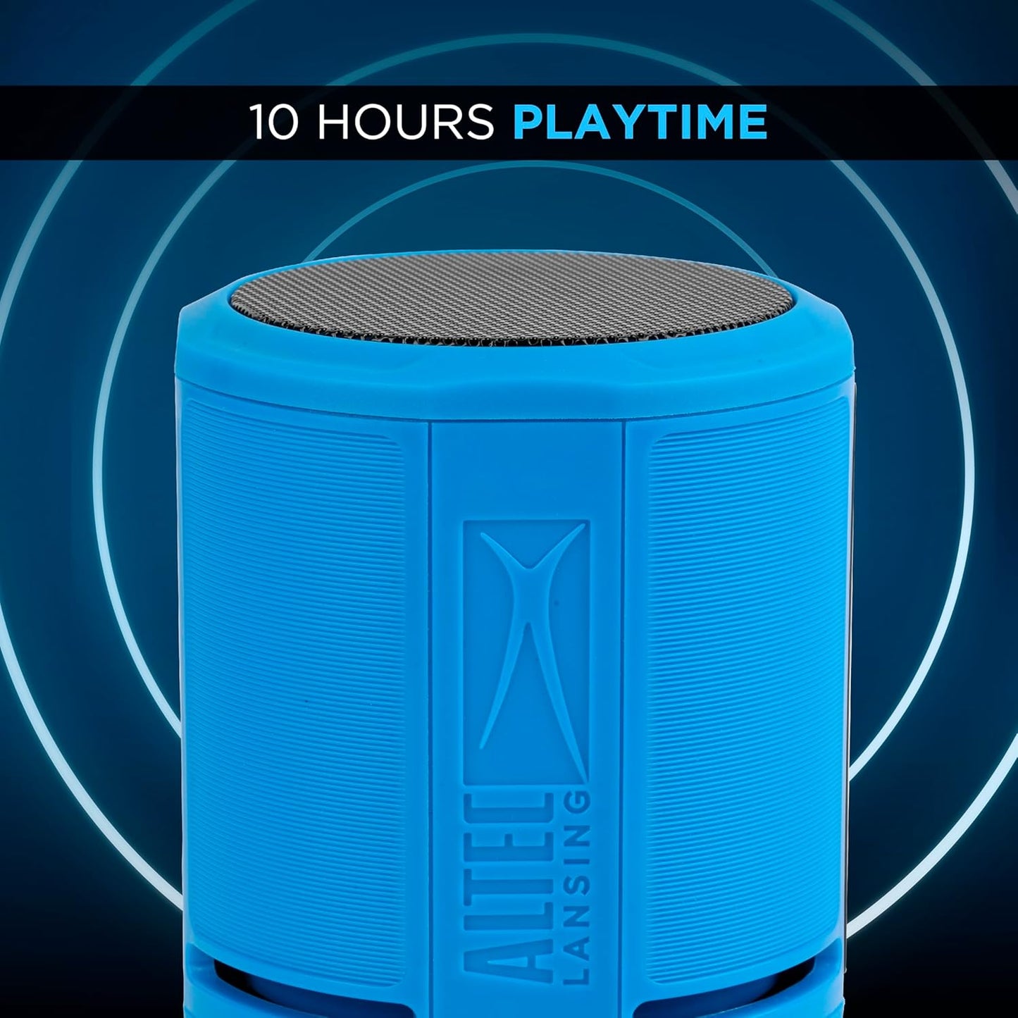 Altec Lansing HydraOrbit - Waterdigte Bluetooth-luidspreker, Liggewig en Draagbare Luidspreker vir Reis- en Buiteluggebruik, Koninklike Blou
