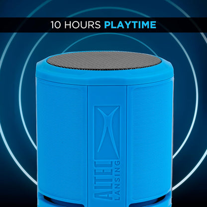 Altec Lansing HydraOrbit - Waterdigte Bluetooth-luidspreker, Liggewig en Draagbare Luidspreker vir Reis- en Buiteluggebruik, Koninklike Blou