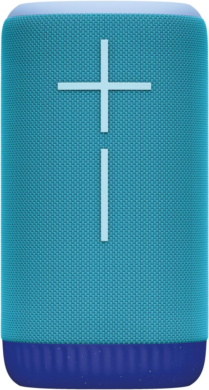 Ultimate Ears EVERBOOM Wireless Bluetooth Portable Speaker, Big Bass and Immersive 360-Degree Sound, Floatable Waterproof Speaker IP67, up to 20-Hour Battery and 180 ft (55 m) Range - Colbat Blue