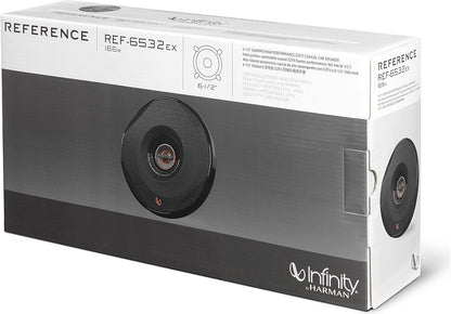 Infinity REF Series Shallow-Mount 6-1/2 Inch Coaxial Car Speakers