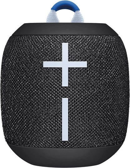Ultimate Ears WONDERBOOM 3, Portable Wireless Bluetooth Speaker, Big Bass 360-Degree Sound for Outdoors, Waterproof, Dustproof IP67, Floatable, 131 ft Range - Active Black (Renewed)