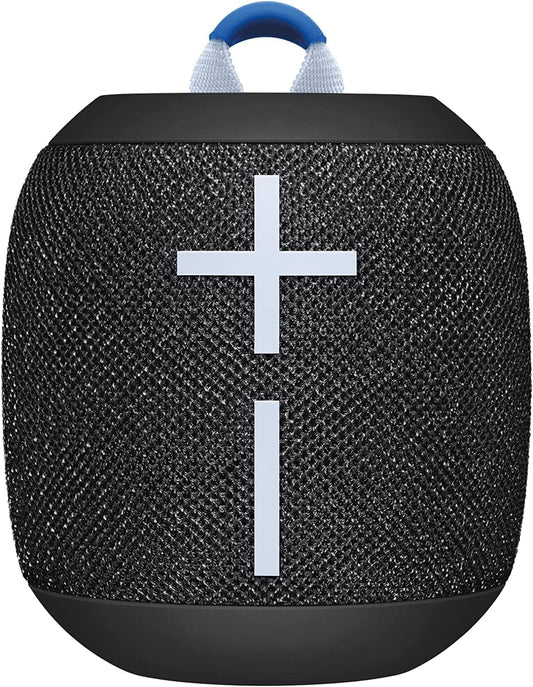 Ultimate Ears WONDERBOOM 3, Draagbare Koordlose Bluetooth-luidspreker, Groot Bas 360-Grade Klank vir Buitelug, Waterdig, Stofdig IP67, Dryfbaar, 40 m Bereik - Aktiewe Swart (Hernu)