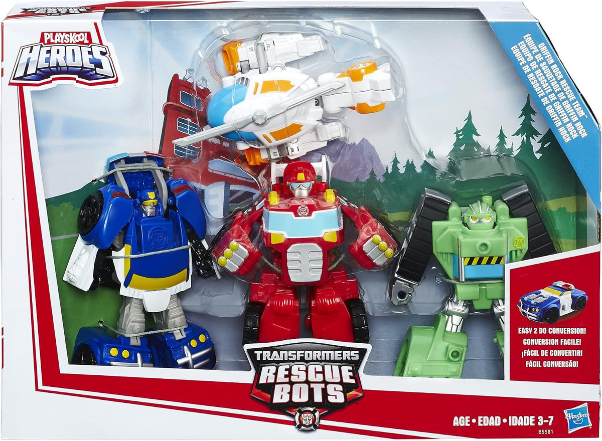 Transformers Rescue Bots Griffin Rock Team Action Figures