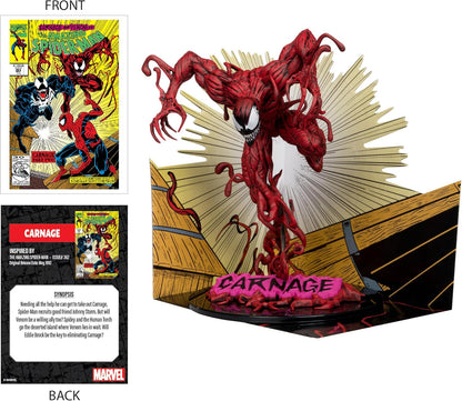 McFarlane Toys Marvel Carnage Scale Collectible w/ Scene (The Amazing Spider-Man )