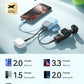 INIU 10000mAh 45W Ultra Mini Portable Charger Power Bank with Cable - (Light Blue)
