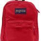 JanSport SuperBreak One Backpacks - Durable, Lightweight Bookbag with 1 Main Compartment, Front Utility Pocket with Built-in Organizer - Premium Backpack, Red Tape