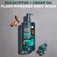 DOVE MEN CARE Moisturizing Body Wash Eucalyptus & Cedar Oil Plant-Based (26oz) - 2PK