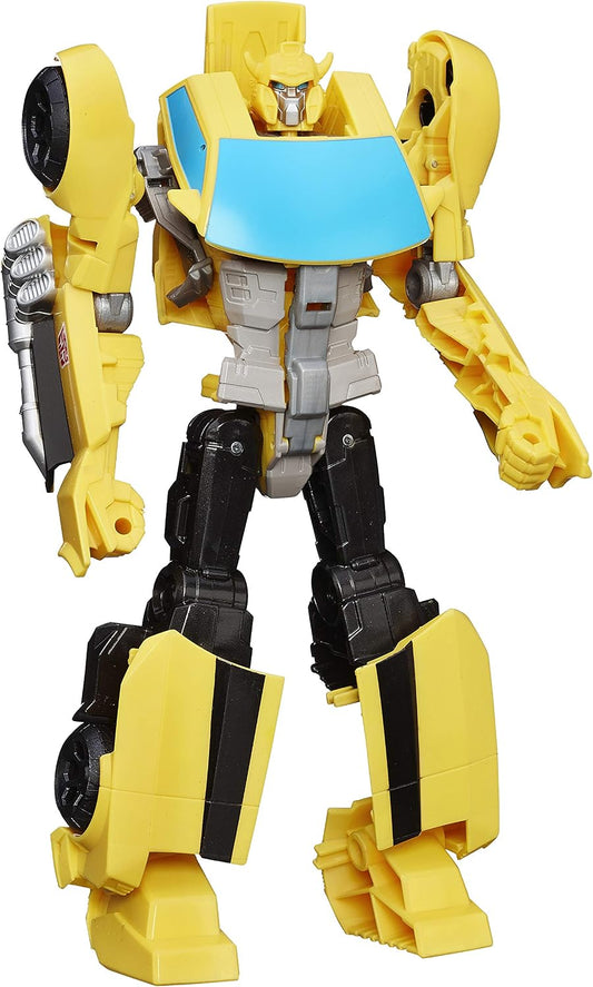 Transformers Toys Heroic Bumblebee Action Figure 11-inch Timeless Large-Scale Figure, Changes into Yellow Toy Car