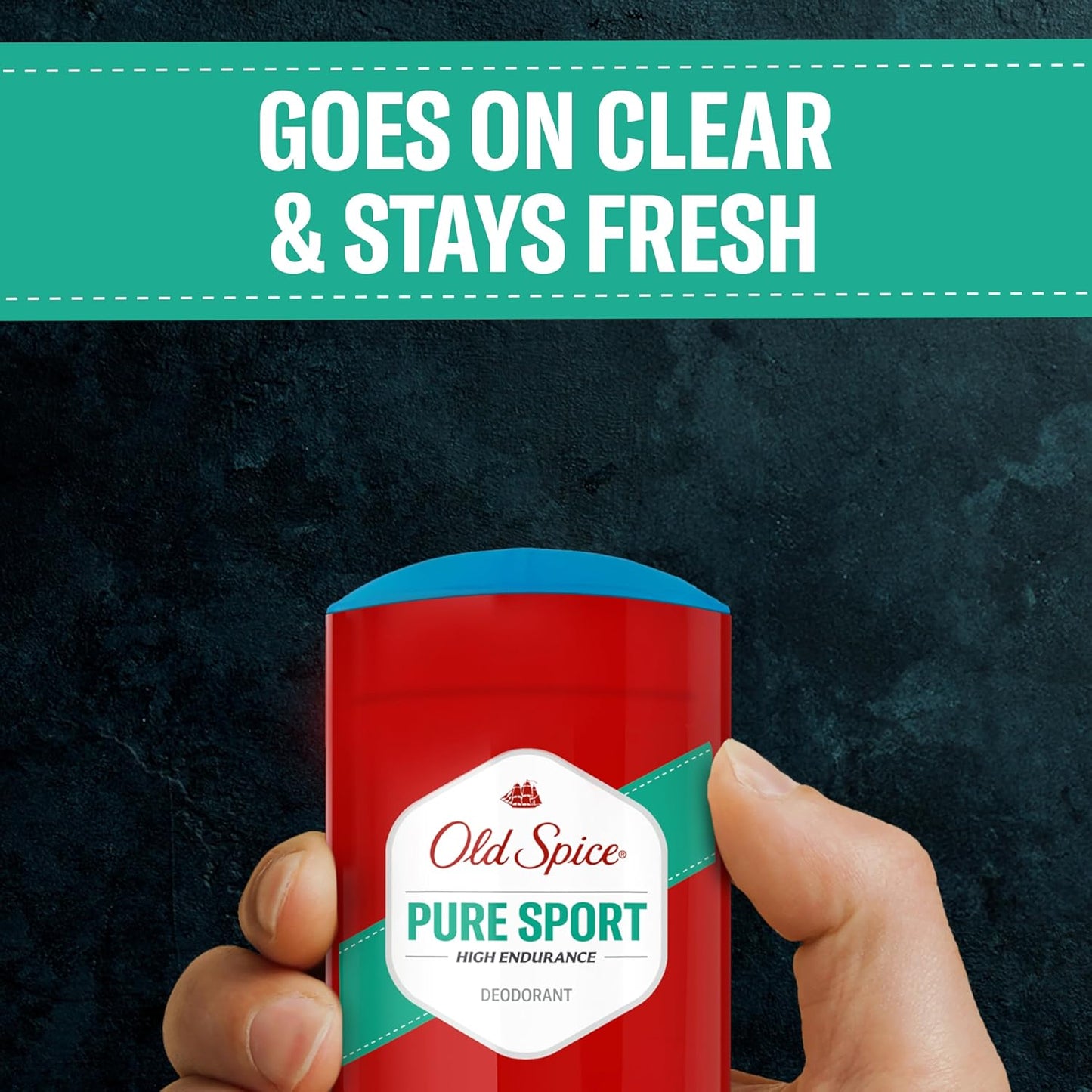Old Spice Aluminum Free Deodorant For Men, 24/7 Sweat Defense & Advanced Odor Protection - Pure Sport Scent (Pack of 3)