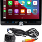 8" Single / Double DIN  Apple CarPlay Android Auto Wired or Wireless Touchscreen Car Stereo Radio Bluetooth | USB Charge | Backup Camera Included