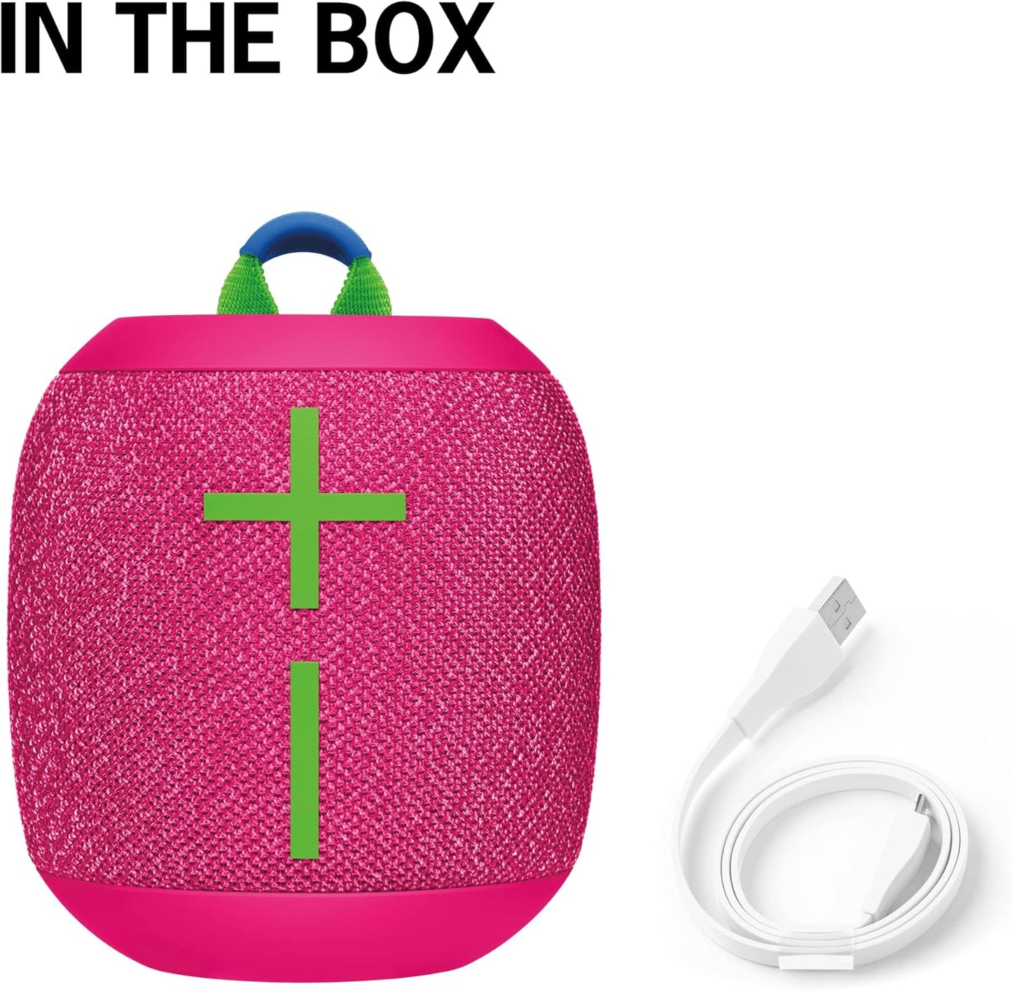 ULTIMATE EARS WONDERBOOM 3,Portable Wireless Bluetooth Speaker - Hyper Pink (Renewed)
