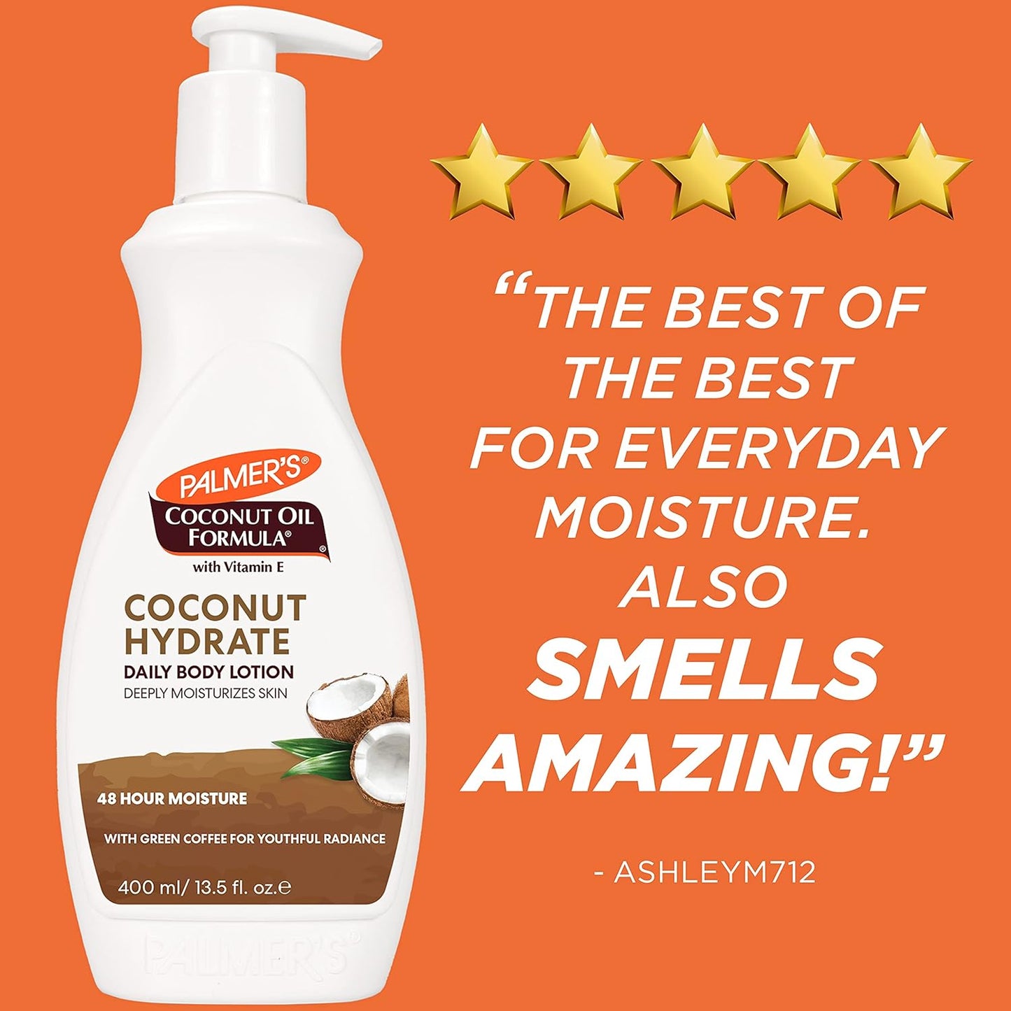 Palmer's Coconut Oil Formula Body Lotion for Dry Skin,Moisturizer w/ Green Coffee Extract & Vitamin E - (3.5 Fl Oz )