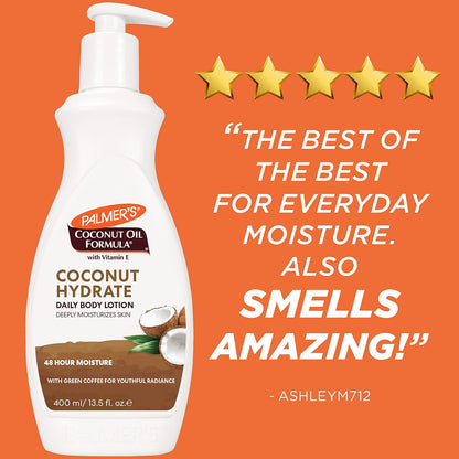 Palmer's Coconut Oil Formula Body Lotion for Dry Skin,Moisturizer w/ Green Coffee Extract & Vitamin E - (3.5 Fl Oz )