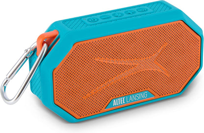 Altec Lansing x Miami Dolphins - Draagbare Bluetooth-luidspreker HYDRAMINI 2.0, IP67 Waterdig, 8W Uitset, 12h Speeltyd, USB-C Vinnige Laai, Stemassistent-integrasie (Miami Dolphins)