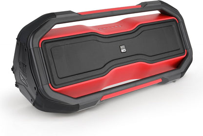 Altec Lansing ROCKBOX XL Draadlose Bluetooth Luidspreker, Draagbaar Waterdig met 20 Uur Speeltyd en 5 Verligte LED Ligmodusse, Drywende Draadlose Luidspreker vir Binne en Buite
