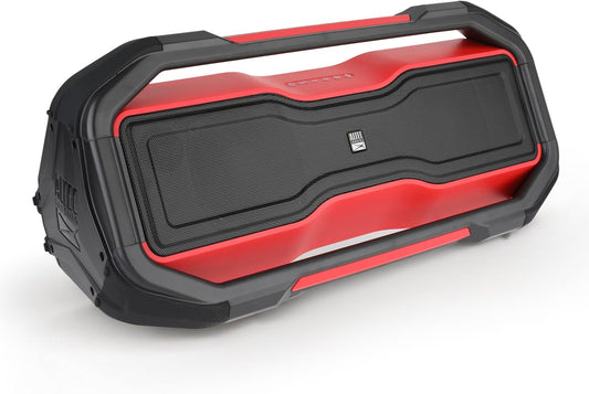 Altec Lansing ROCKBOX XL Draadlose Bluetooth Luidspreker, Draagbaar Waterdig met 20 Uur Speeltyd en 5 Verligte LED Ligmodusse, Drywende Draadlose Luidspreker vir Binne en Buite