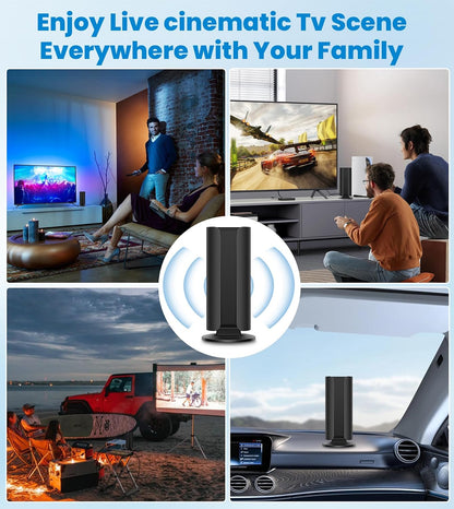 2026 TV-antenna vir Smart TV, 5000+ myl reikafstand sterkste digitale HD TV-antenna