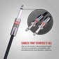 Monster Prolink Classic Speaker Cable - 3FT Straight to Straight Instrument Cable - 1/4-Inch Plugs - Guitar Cord w/Superior Signal Transfer, Noise Reduction, Duraflex Outer Jacket