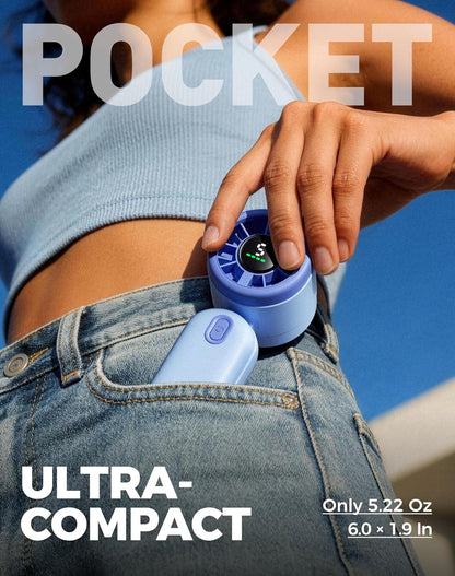 Mini Handheld Turbowaaier 4000mAh 3-in-1 Draagbaar - Blou