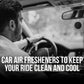 AXE 3D Hanging Gel Car Air Freshener (Black Scent, 1 Pack)