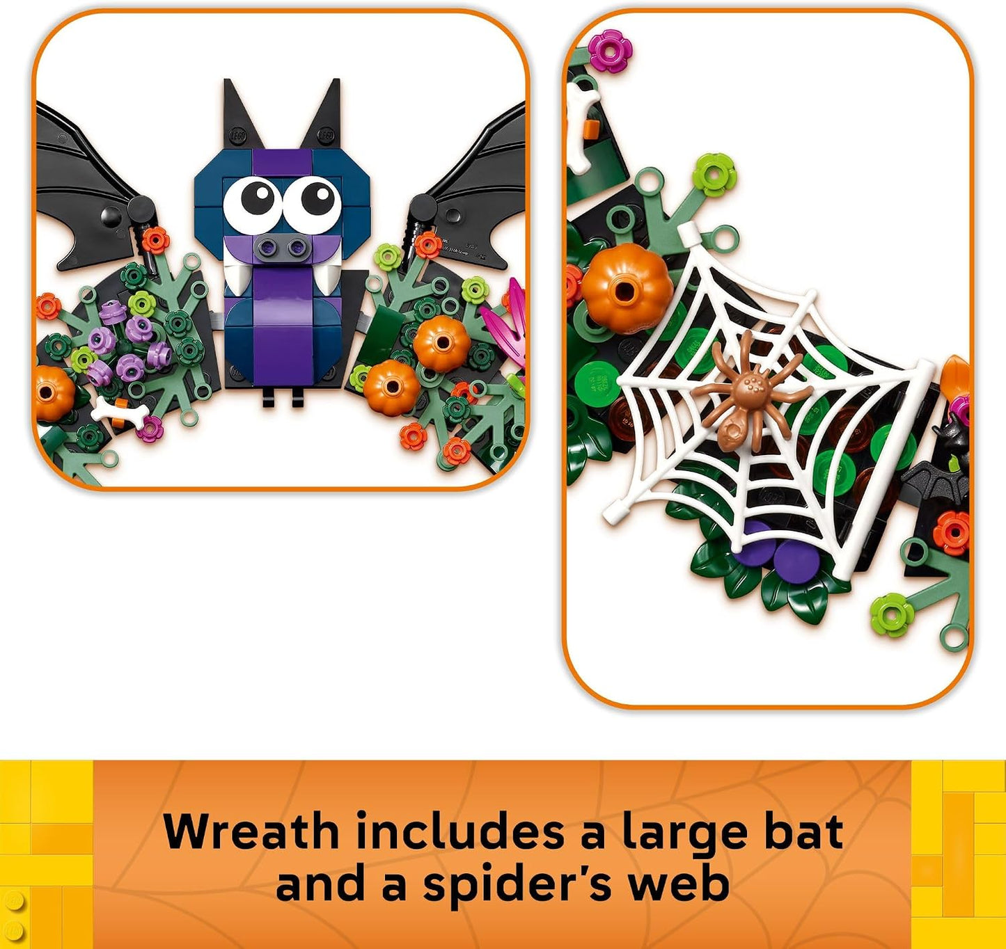 LEGO Halloween Wreath | Building Toys for Boys & Girls, Ages 12+, Halloween