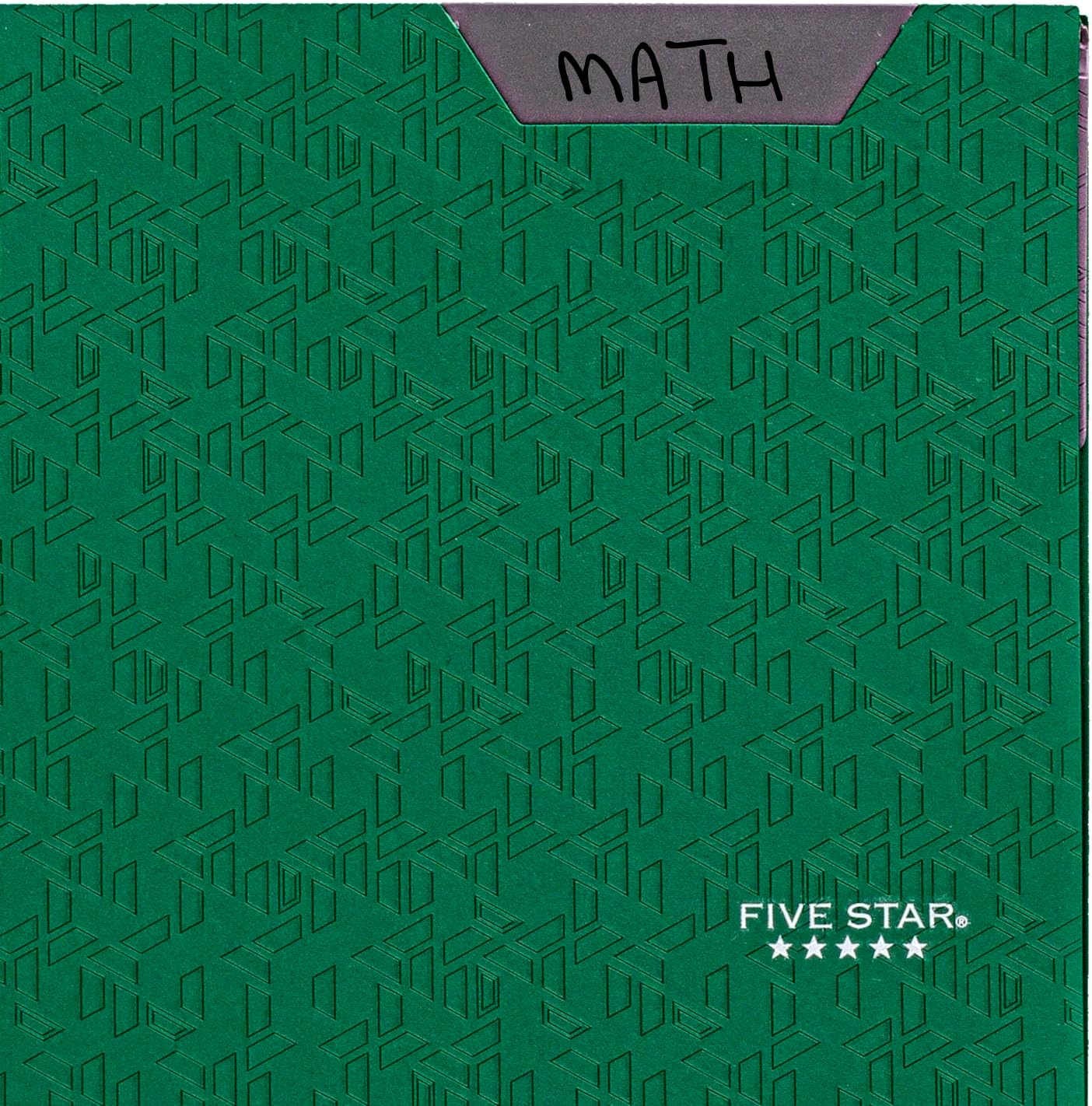 Five Star 2-Pocket Folder, 4 Pack, Plastic Folder with Stay-Put Tabs and Prong Fasteners, Holds 8-1/2" x 11"