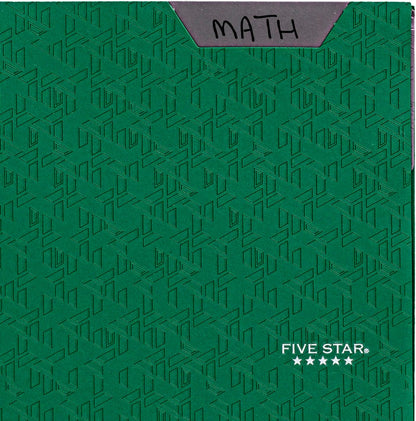Five Star 2-Pocket Folder, 4 Pack, Plastic Folder with Stay-Put Tabs and Prong Fasteners, Holds 8-1/2" x 11"
