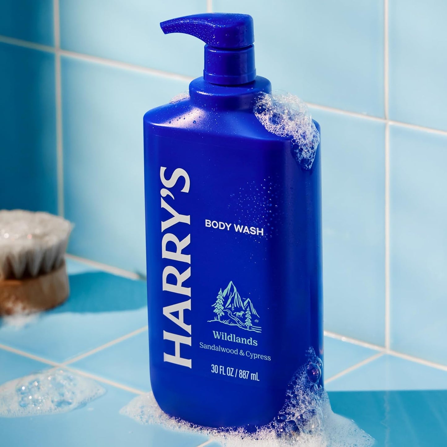 Men's Body Wash Shower Gel for Men - No Parabens, Sulfates, or Dyes Wildlands  (30 fl oz)