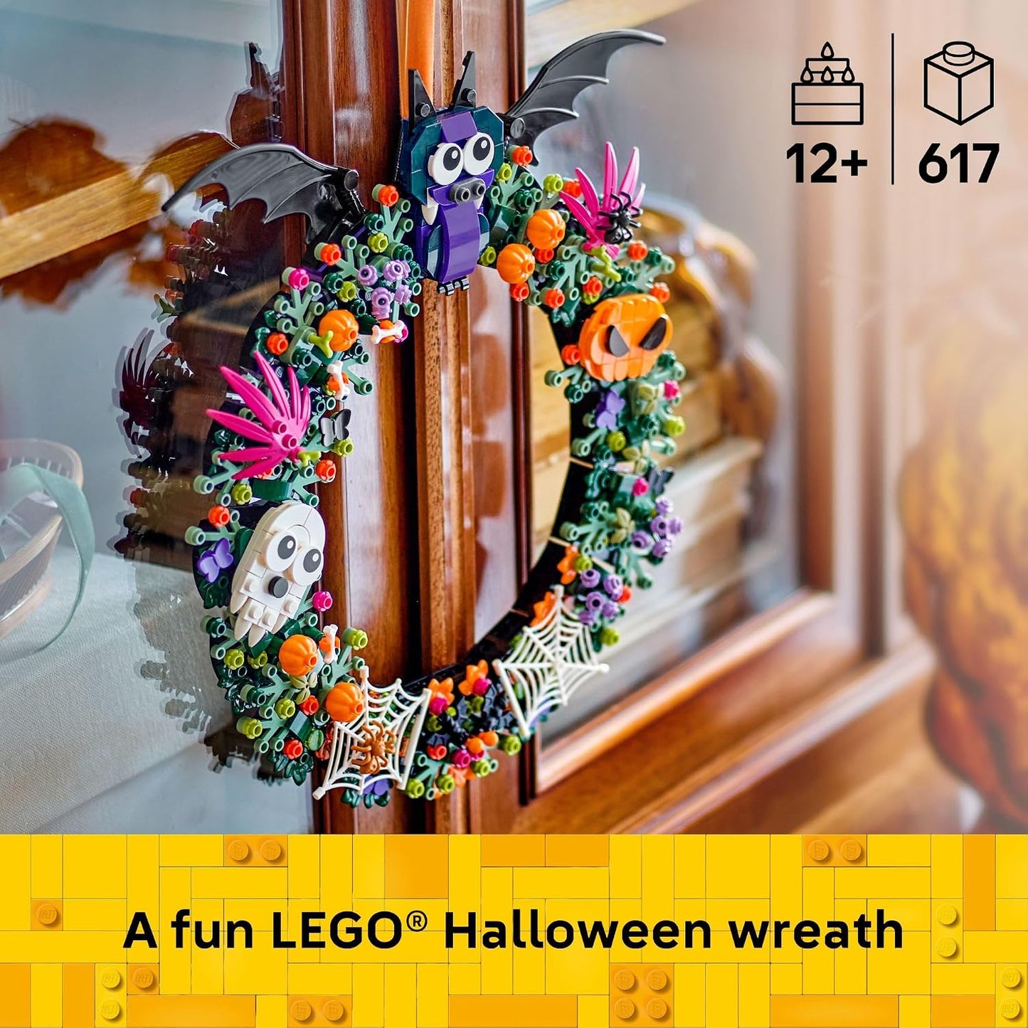 LEGO Halloween Wreath | Building Toys for Boys & Girls, Ages 12+, Halloween