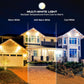 Monster Smart Permanent Outdoor Lights, 150ft, 108 LED Eaves Lights, RGB+IC+WW, Weather & Water Resistant, App & Voice Control, Compatible with Alexa & Google, Halloween, Christmas, Year-Round