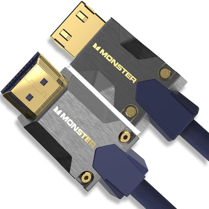 Monster M-Series 3000 Gesertifiseerde Premium 8K Hoëspoed HDMI-kabel - 2.1, 4K 120Hz HDMI-kabel, 48 Gbps - HDMI-kabels vir Apple TV, Roku, Smart TV, Skootrekenaar, Monitor - 9.8 vt