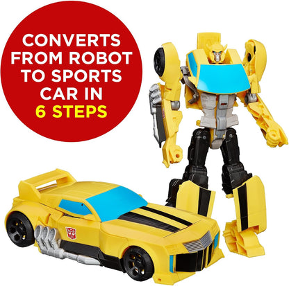 Transformers Toys Heroic Bumblebee Action Figure 11-inch Timeless Large-Scale Figure, Changes into Yellow Toy Car