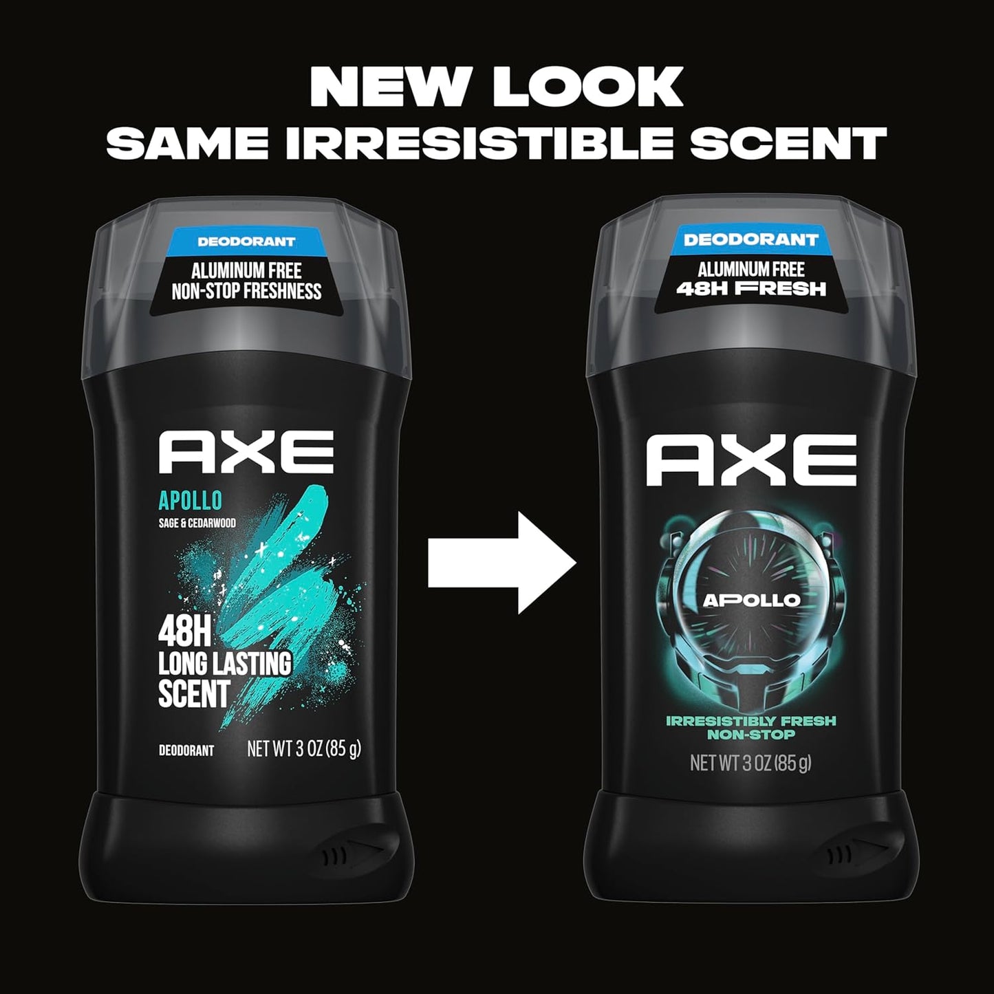 AXE Aluminum Free Deodorant Stick Sage & Cedarwood For Long Lasting Odor Protection Formulated Without Aluminum (3oz) -Pack of 2