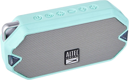 Altec Lansing - HydraMini Draadlose Bluetooth-luidspreker, IP67 Waterdigte USB C Herlaaibare Battery met 6 Uur Speeltyd, Kompak, Skokbestand, Sneeubestand, Allesbestand (Mintgroen)