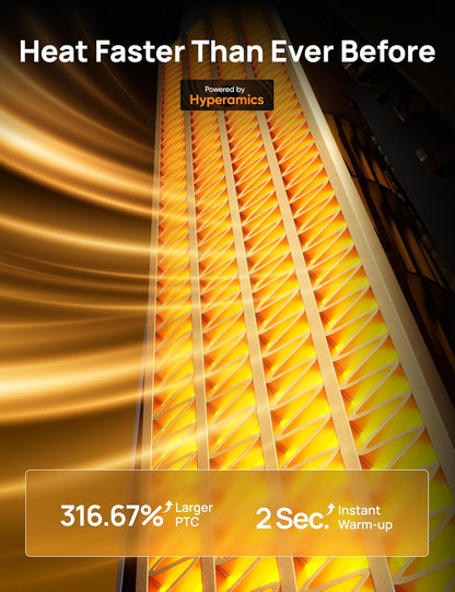 Toringwaaier en Verhitter Kombinasie, 8.9m/s Staande 17 Vlakke, 6 Modusse, 120° Ossillasie, 107 cm, 12H Tydhouer, 25dB Stil, m/ Afstandsbeheer - Silwer