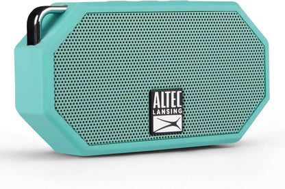 Altec Lansing Mini H2O - Waterdigte Bluetooth-luidspreker, IP67-gesertifiseer en dryf in water, kompakte en draagbare luidspreker vir stap, kamp, swembad en strand