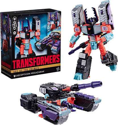 Transformers Age of the Primes Megazarak, Leader Class 7.5-Inch Converting Action Figure, Robot Toys ( Ages 8+)